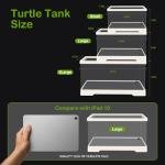 Large Turtle Tank Kit with Filter and Accessories