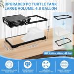 GOZILLA Turtle Tank Starter Kit with Basking Platform