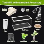 Large Turtle Tank Kit with Filter and Accessories