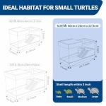 GOZILLA Turtle Tank Starter Kit with Basking Platform