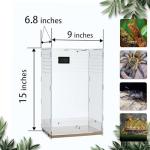 Clear Acrylic Reptile Terrarium with Latch