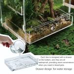 Clear Acrylic Reptile Terrarium with Latch