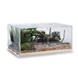 Acrylic Clear Reptile Habitat Enclosure with Latch