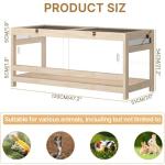 Large 80 Gallon Reptile Tank with Mesh Top