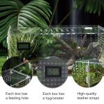 Acrylic Clear Reptile Habitat Enclosure with Latch