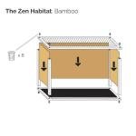 Zen Habitats 4'x2'x2' Reptile Habitat 3.0