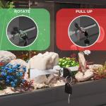 WAYTRIM 30 Gallon Reptile Tank with Stand
