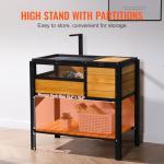 Cedar Tortoise Habitat with Light Stand and Legs