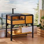 Cedar Tortoise Habitat with Light Stand and Legs