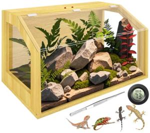 26 Gallon Reptile Tank with Lockable Roof
