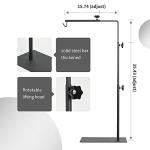 Adjustable Metal Reptile Lamp Stand for Terrariums