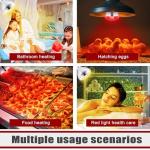 VIHOSE 6 Pack 250W Heat Lamp Bulbs for Reptiles