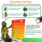 Adjustable Reptile Heat Lamp with Clamp and Bulb