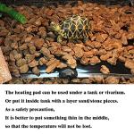 Reptile Heating Mat with Adjustable Temperature