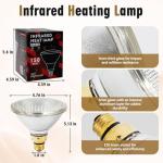 150W Heat Lamp Bulb for Reptiles and Pets