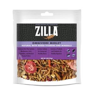 Zilla Omnivore Reptile Food Medley, 4 oz