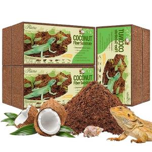 Coconut Fiber Substrate for Reptiles – 6 Pack
