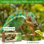 Coconut Fiber Substrate for Reptiles – 6 Pack