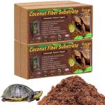Coconut Fiber Substrate for Reptiles - 4 Pack