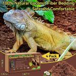 Coconut Fiber Substrate for Reptiles - 4 Pack