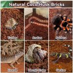 Coconut Fiber Substrate for Reptiles - 4 Pack