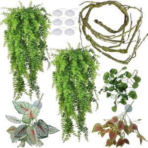 Artificial Reptile Plants for Tanks and Habitats