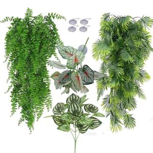Artificial Reptile Plants for Tanks and Habitats