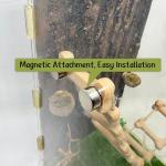 Magnetic Rope Bridge for Jumping Spiders