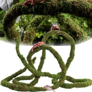 Bendable Moss Vine for Reptile Enclosures, 9.8 FT