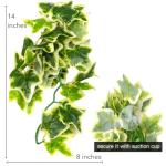 ReptiKing 12" Fake Plant for Reptile Tanks