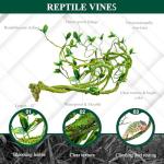 Mechpia Fake Plants for Reptile Tank Decor