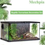 Mechpia Fake Plants for Reptile Tank Decor