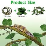 Flexible Large Reptile Vines for Tank Decor
