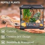 Reptile Hanging Plants with Suction Cups