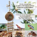 Crested Gecko Coconut Hut & Climbing Accessories