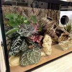 KERUIDENG Artificial Reptile Plants for Terrariums