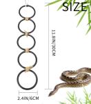 Ball Python Climbing Toy with 5 Rings