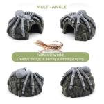Reptile Rock Cave Hideout for Terrarium Decor
