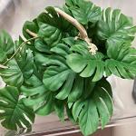 Fake Monstera Plants for Reptile Terrarium Decor