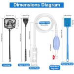 Lanswood Aquarium Cleaning Kit for Fish Tanks