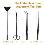 Hygger Stainless Steel Aquarium Tool Kit, 4 Pieces