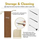 Hygger Stainless Steel Aquarium Tool Kit, 4 Pieces