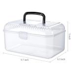Clear Portable Insect Terrarium Tank with Handle