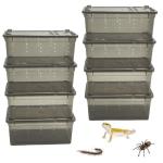 Reptile Feeding Box Set – 8 Portable Containers
