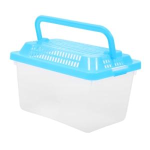 Transparent Reptile Carrier and Feeding Tank