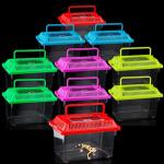 10-Pack Plastic Reptile Carrier and Hatching Containers
