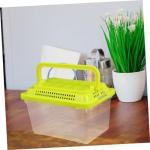 Transparent Reptile Carrier and Feeding Tank