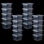 20 Pack Acrylic Breeding Containers for Small Reptiles
