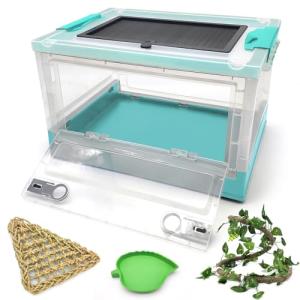 Collapsible Gecko Tank Starter Kit for Reptiles