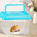 20 Pack Small Plastic Reptile Carrier Enclosures
